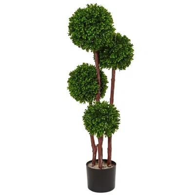 Homplanti 3' Boxwood Topiary Tree Uv Resistant (indoor/outdoor)