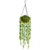 Homplanti 3' Eucalyptus Artificial Plant In Hanging Basket