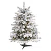 Homplanti 3' Flkd North Carolina Fir Xmas Tree W/150 Lights & 545 Tips