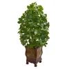 Homplanti 3' Schefflera Artificial Plant In Decorative Planter