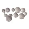 Homplanti 3' X 2' Galvanized Textured Plates Antique Wall Art