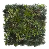 Homplanti 3' X 3' Greens & Fern Wall Panel Uv Resist (indoor/outdoor)