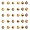 Homplanti 30 Count 2.5" Shatterproof Ornament Set W