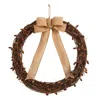 Homplanti 30" Fall Acorn And Decorative Bow Autumn Wreath