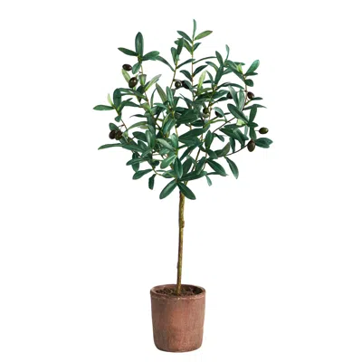 Homplanti 31" Olive Artificial Tree