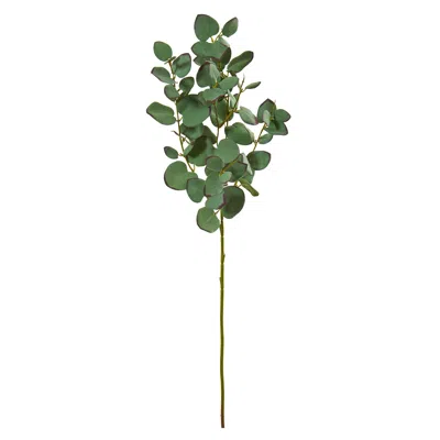 Homplanti 34" Eucalyptus Artificial Branch (set Of 6) In Green