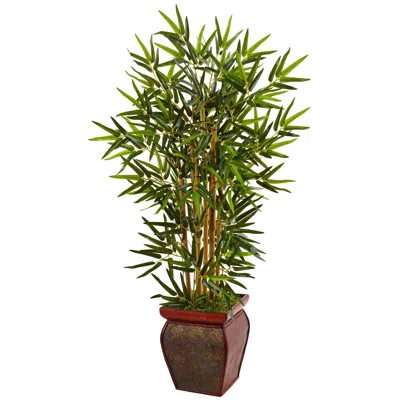 Homplanti 3.5' Bamboo Tree In Decorative Planter