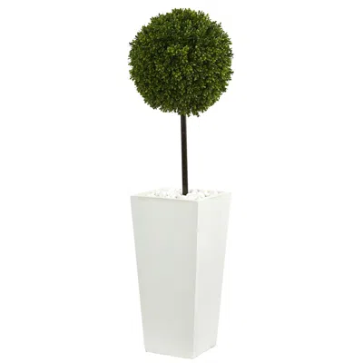 Homplanti 3.5' Boxwood Topiary Tree In Planter Uv Res (indoor/outdoor)