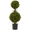 Homplanti 35" Double Boxwood Topiary