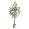 Homplanti 35'' Frosted Pine Christmas Tree In Decorative Planter