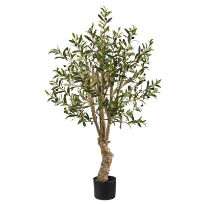 Homplanti 3.5' Olive Artificial Tree With 966 Leaves