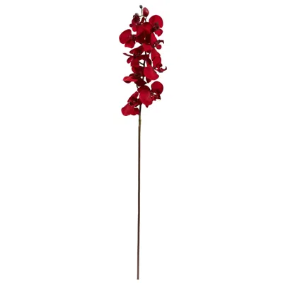 Homplanti 36" Christmas Phalaenopsis Artificial Flower (set Of 4)