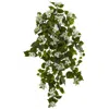 Homplanti 37" Bougainvillea Hanging Artificial Plant (set Of 2)