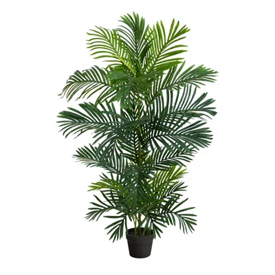 Homplanti 4' Areca Artificial Palm Tree Uv Resistant (indoor/outdoor)