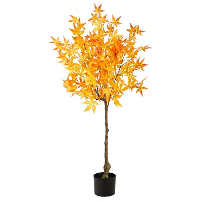 Homplanti 4' Autumn Maple Artificial Tree