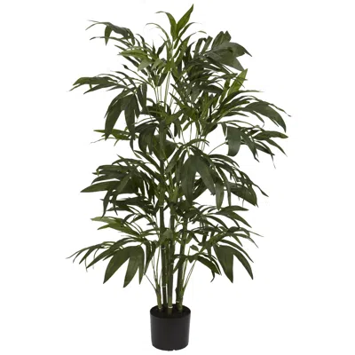 Homplanti 4' Bamboo Palm Tree W/324 Lvs
