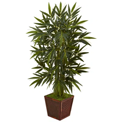 Homplanti 4' Bamboo Tree In Bamboo Planter