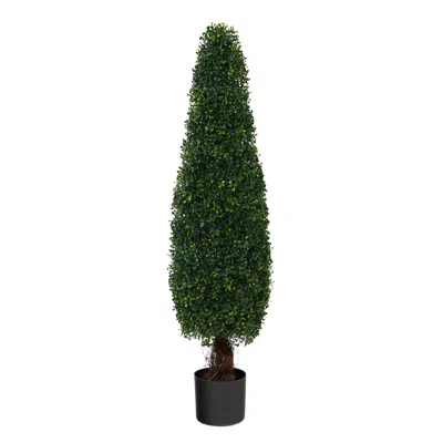Homplanti 4' Boxwood Topiary Tree Uv Resistant (indoor/outdoor)