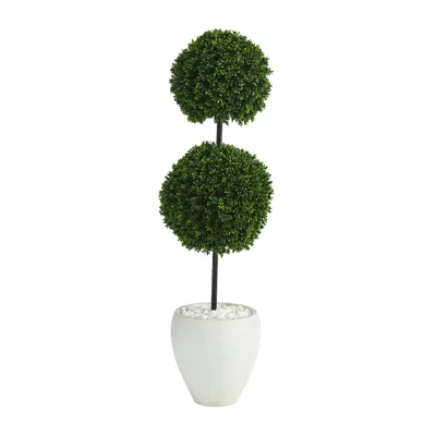 Homplanti 4' Boxwood Tree In Planter Uv Resistant (indoor/outdoor)