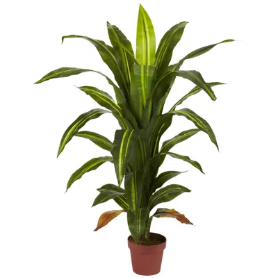 Homplanti 4' Dracaena Plant (real Touch)