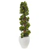 Homplanti 4' English Ivy Tree In Planter Uv Resist (indoor/outdoor)