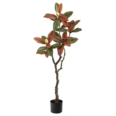 Homplanti 4' Fall Magnolia Artificial Tree