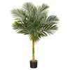 Homplanti 4' Golden Cane Artificial Palm Tree
