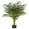 Homplanti 4' Golden Cane Artificial Palm Tree