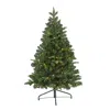 Homplanti 4' Grand Teton Flat Back Xmas Tree W/90 Leds And 369 Tips