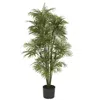 Homplanti 4' Plastic Parlour Palm Tree X 12 W/142 Lvs