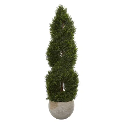 Homplanti 4' Pond Cypress Tree In Planter Uv Res (indoor/outdoor)