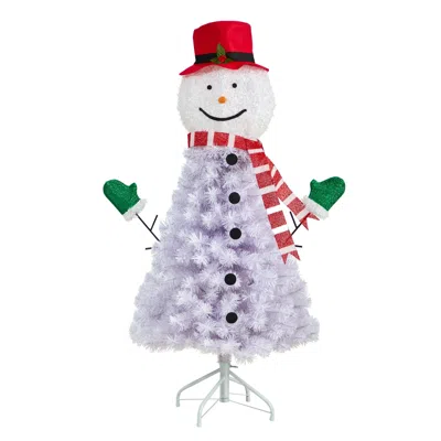 Homplanti 4' Snowman Christmas Tree With 234 Bendable Branches