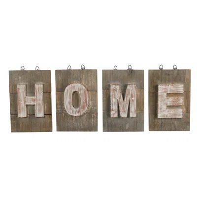 Homplanti 40" Rustic Farmhouse "home" Wall Art Decor