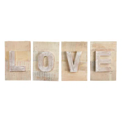 Homplanti 40" Rustic Farmhouse "love" Wall Art Decor