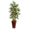 Homplanti 4.5' Bamboo Tree In Decorative Planter
