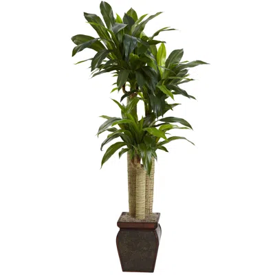 Homplanti 4.5' Cornstalk Draceana W/vase (real Touch)