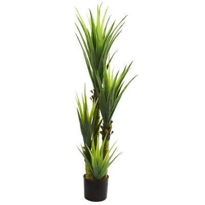Homplanti 4.5' Dracaena Artificial Plant In Green