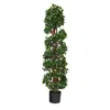 Homplanti 4.5' English Ivy Topiary Spiral Tree Uv (indoor/outdoor)