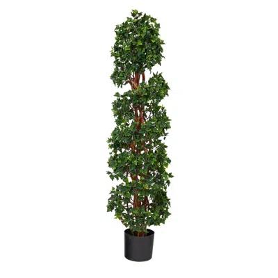 Homplanti 4.5' English Ivy Topiary Spiral Tree Uv (indoor/outdoor)
