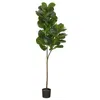 Homplanti 4.5' Fiddle Leaf Fig Artificial Tree