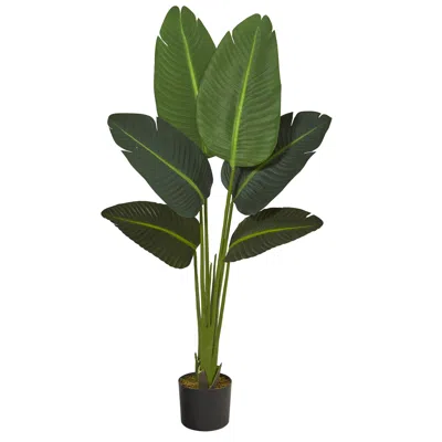 Homplanti 45" Traveler's Palm Artificial Plant (real Touch)