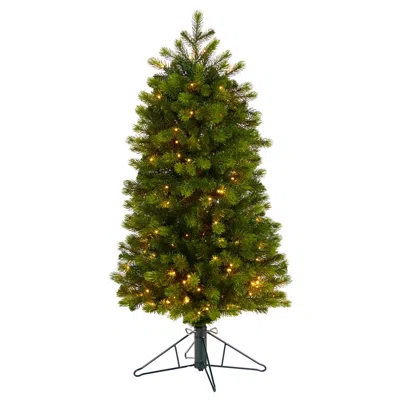 Homplanti 48" Slim Colorado Mountain Spruce Artificial Christmas Tree