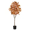 Homplanti 5' Autumn Eucalyptus Artificial Tree