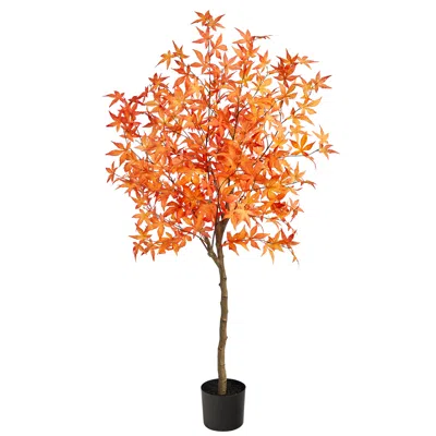 Homplanti 5' Autumn Maple Artificial Tree