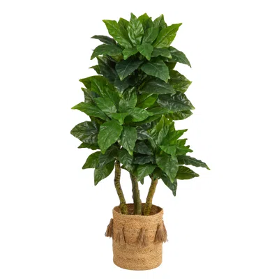 Homplanti 5' Bird Nest Tree In Planter W/tassels Uv (indoor/outdoor)