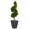 Homplanti 5' Boxwood Topiary Tree Planter Uv Res (indoor/outdoor)
