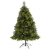 Homplanti 5' Carolina Pine Xmas Tree With 200 Leds, 711 Tips & Cones