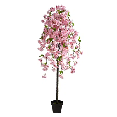 Homplanti 5' Cherry Blossom Artificial Tree