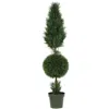 Homplanti 5' Cypress Ball And Cone Tree Uv Resistant (indoor/outdoor)