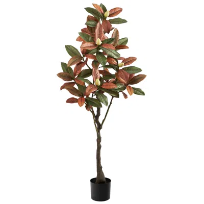 Homplanti 5' Fall Magnolia Artificial Tree
